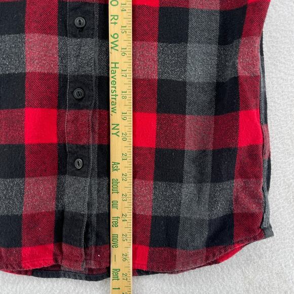 PENFIELD Shirt Womens M Trailwear Chatham Buffalo Plaid Flannel Cotton Red - Picture 14 of 15